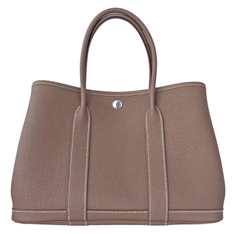 hermes leather garden party tpm|hermes garden party bag styles.